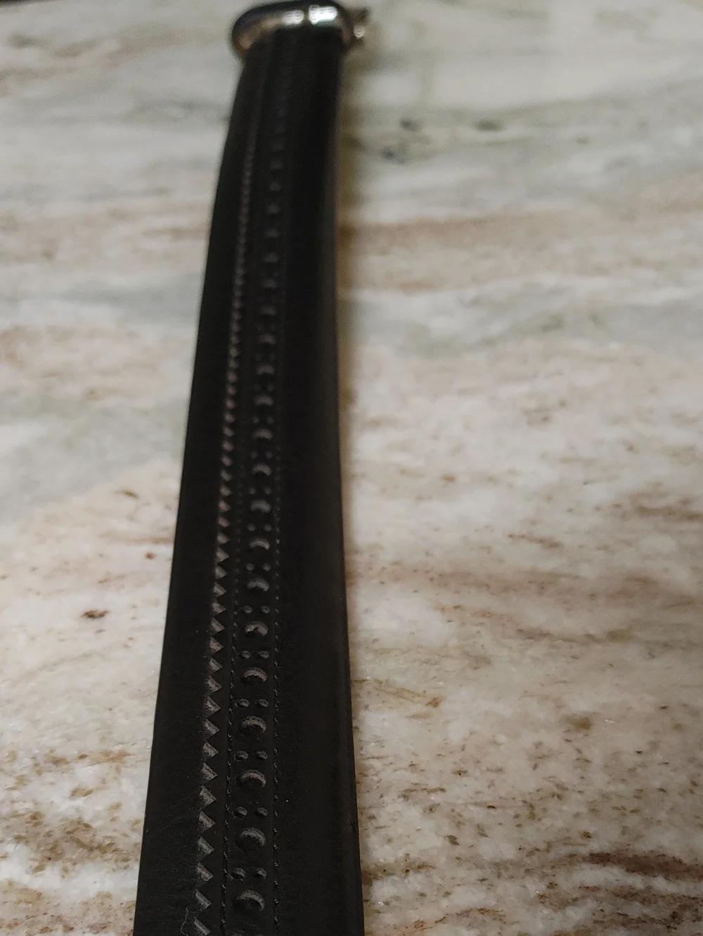 Cole Haan Black Western Style Belt Size 40